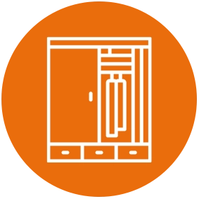 Icon begehbare Schränke